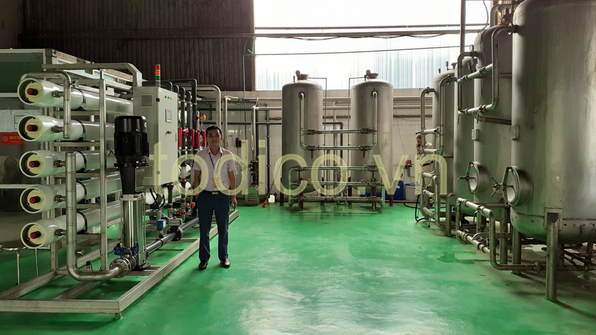 Hệ thống RO xử lý nước nấu bia - Nhà máy bia Hà Nội Hồng Hà